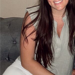 Olivaceous Textured Green Top